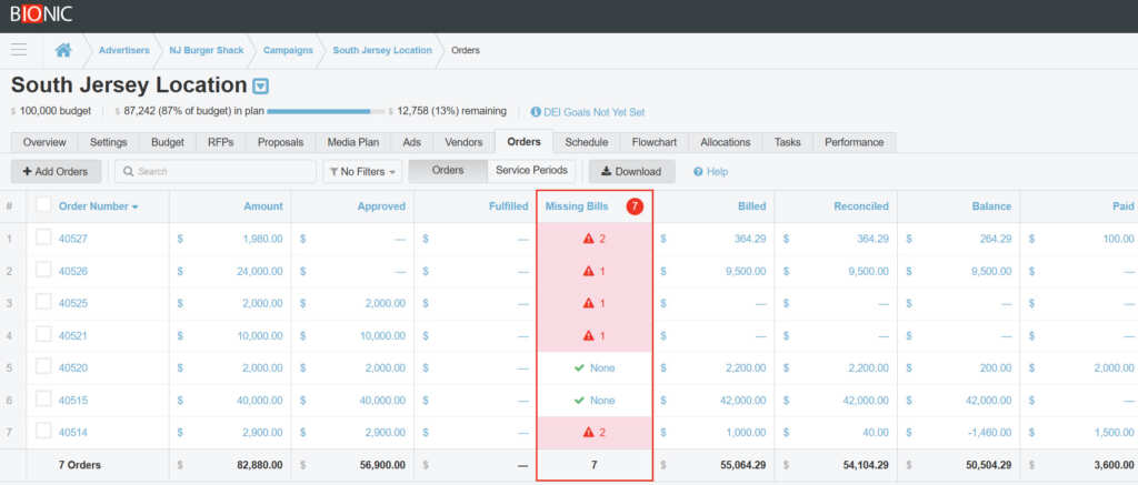 Track Vendor Invoices with Bionic